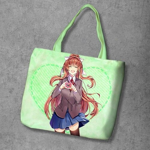 фото Сумка шоппер anime dakimakura, фактура рельефная, мультиколор