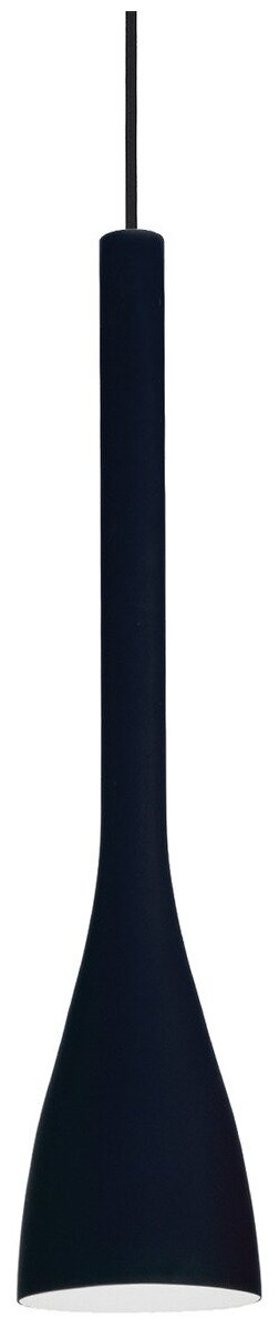 Светильник подвесной ideal lux Flut SP1 Small макс.1х40Вт IP20 Е14 230В Черный/Белый Стекло/Металл Без лампы 035710.