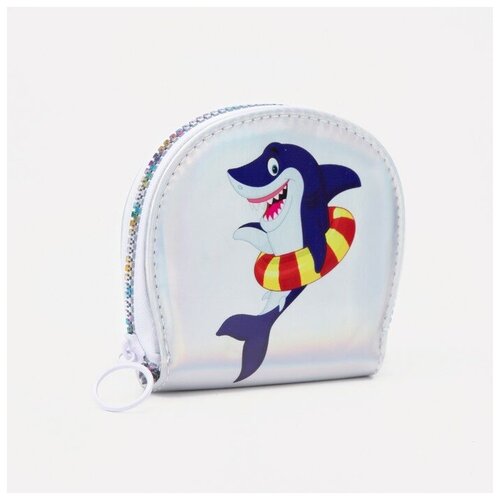 фото Кошелек ооо пк кит, на молнии, серебряный, черный