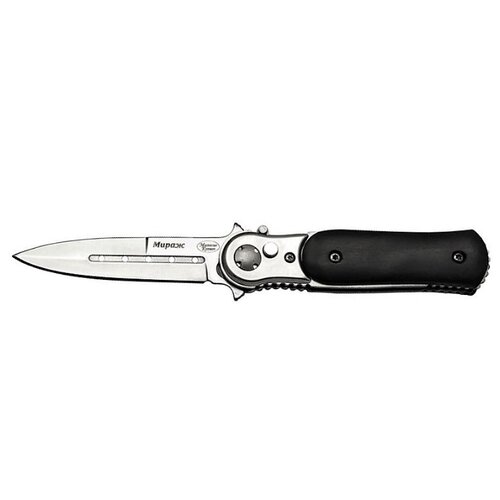 фото Нож складной мастер клинок m231-34 (мираж) с чехлом черный