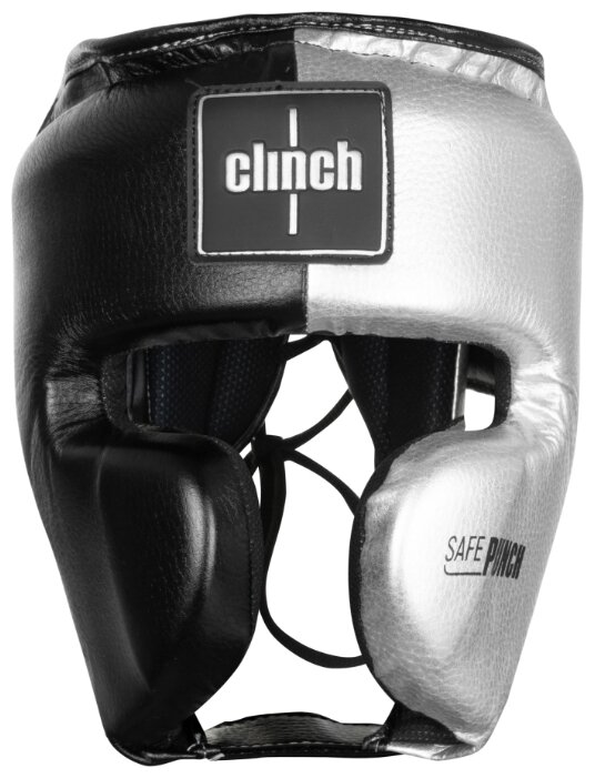 Шлем боксерский Clinch Punch 2.0 черно-серебристый, L
