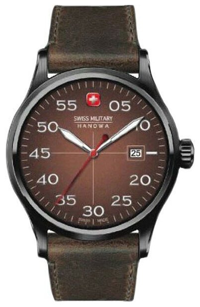 Наручные часы Swiss Military Hanowa Land 06-4280.7.13.005, коричневый, черный