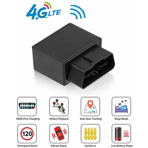 GPS трекер TKSTAR 816 в OBD разъем, автомобильное GSM устройство отслеживания транспортных средств