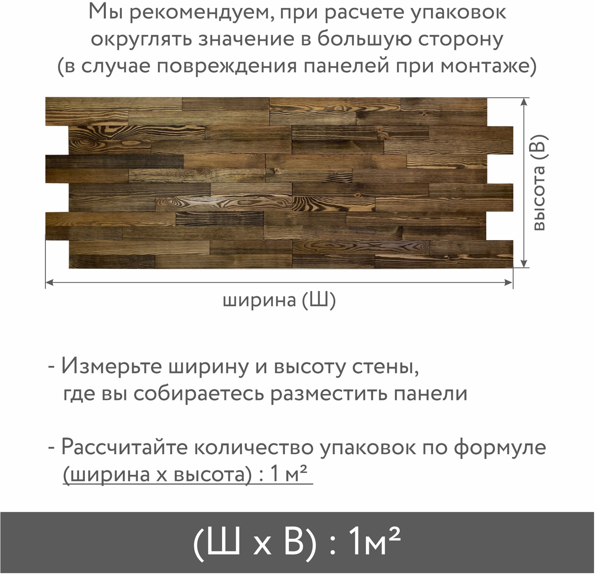 Деревянная стеновая панель "Темный орех". Декор на стены для гостиной, спальни, детской прихожей. - фотография № 5