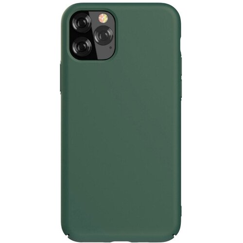 Чехол накладка для Apple iPhone 11 Pro Devia Nature Series Silicone Case зеленый