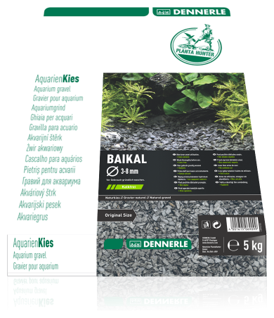 Dennerle Nature Gravel PlantaHunter Baikal - Натуральный гравий для аквариума, фракция 10-30 мм 5 кг