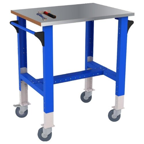 Слесарный верстак IRON WOKER WTMR 1000 №1 комплект 100 универсальный в гараж,1235х1000х700