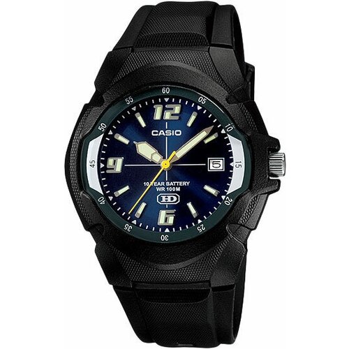 Наручные часы CASIO Collection MW-600F-2A, черный, синий