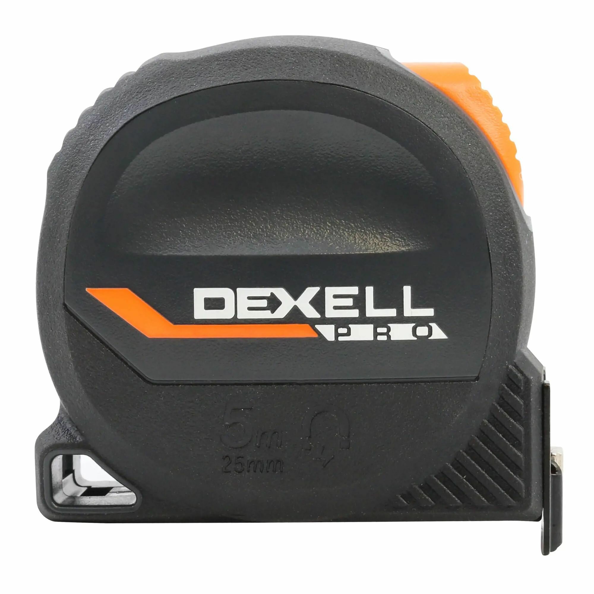 Рулетка Dexell Pro L2 5 м x 25 мм, магнитный наконечник, автоблокировка, двусторнняя шкала - фотография № 4