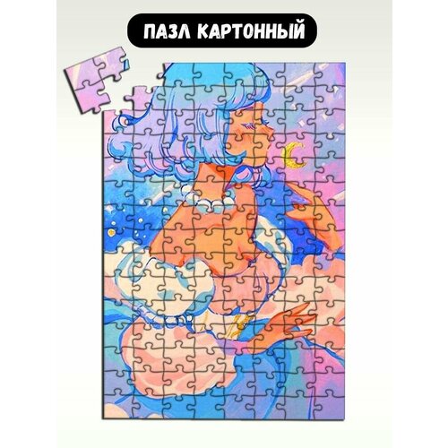 Пазл картонный 29x20 см эстетика девушка - 18336