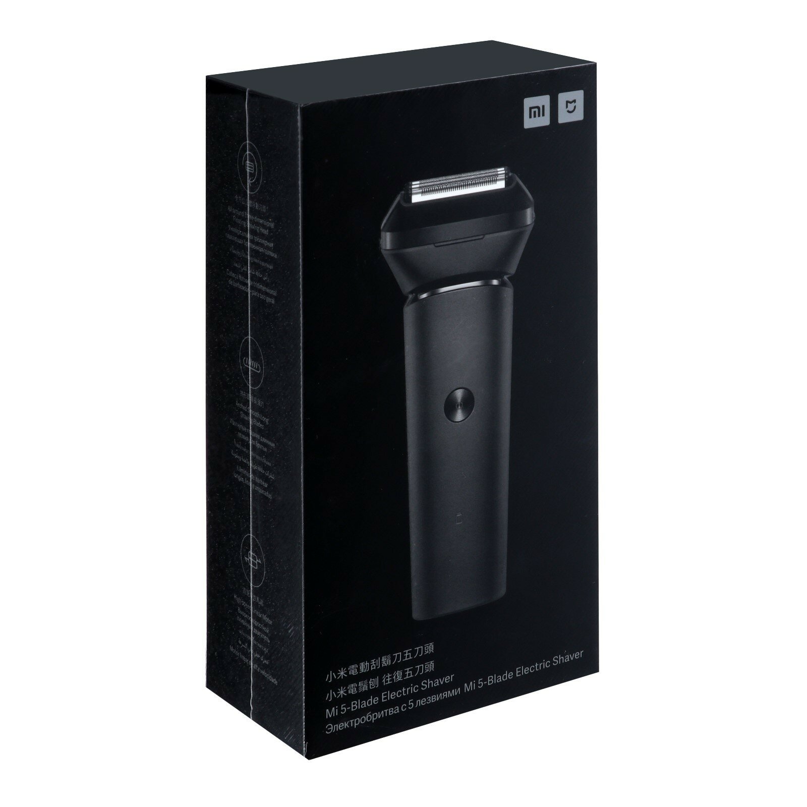 Электробритва Mi 5-Blade Electric Shaver, 10 Вт, сеточная, 5 головок, АКБ/220, чёрная - фотография № 7