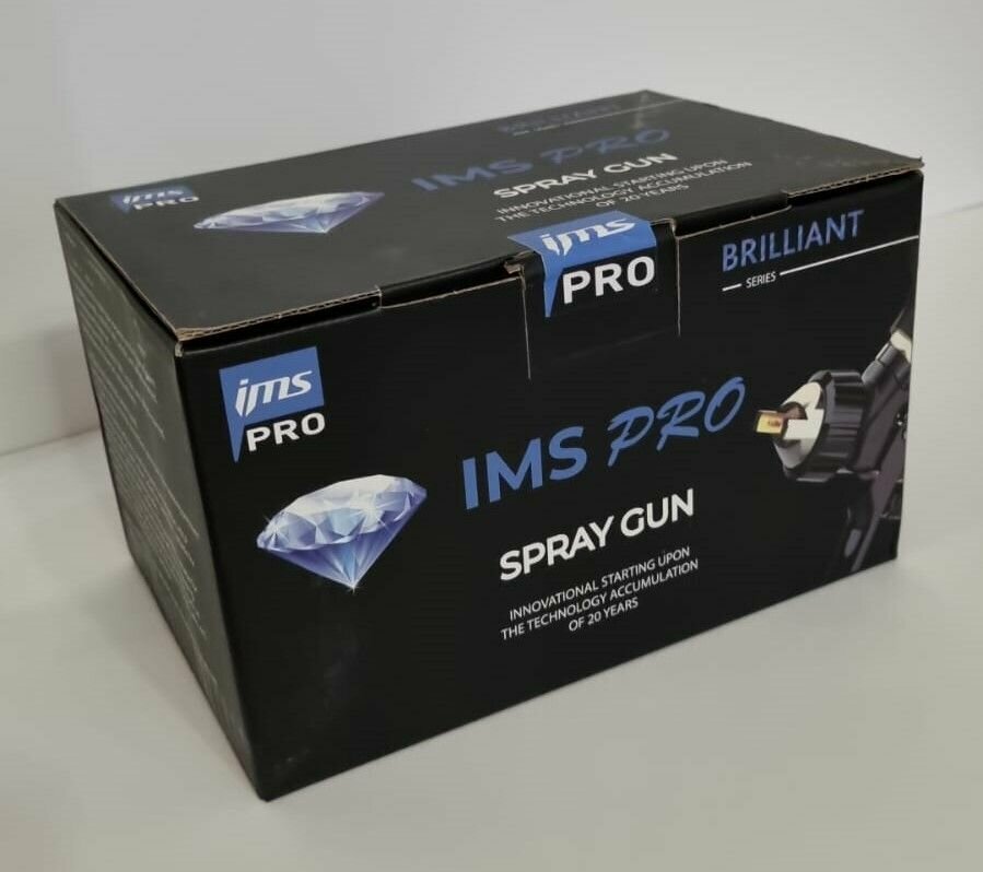 Краскопульт пневматический RP Дюзы: 1.4 (профессиональный краскораспылитель) IMS Spray gun с верхним бачком и быстросъем для шланга - фотография № 9