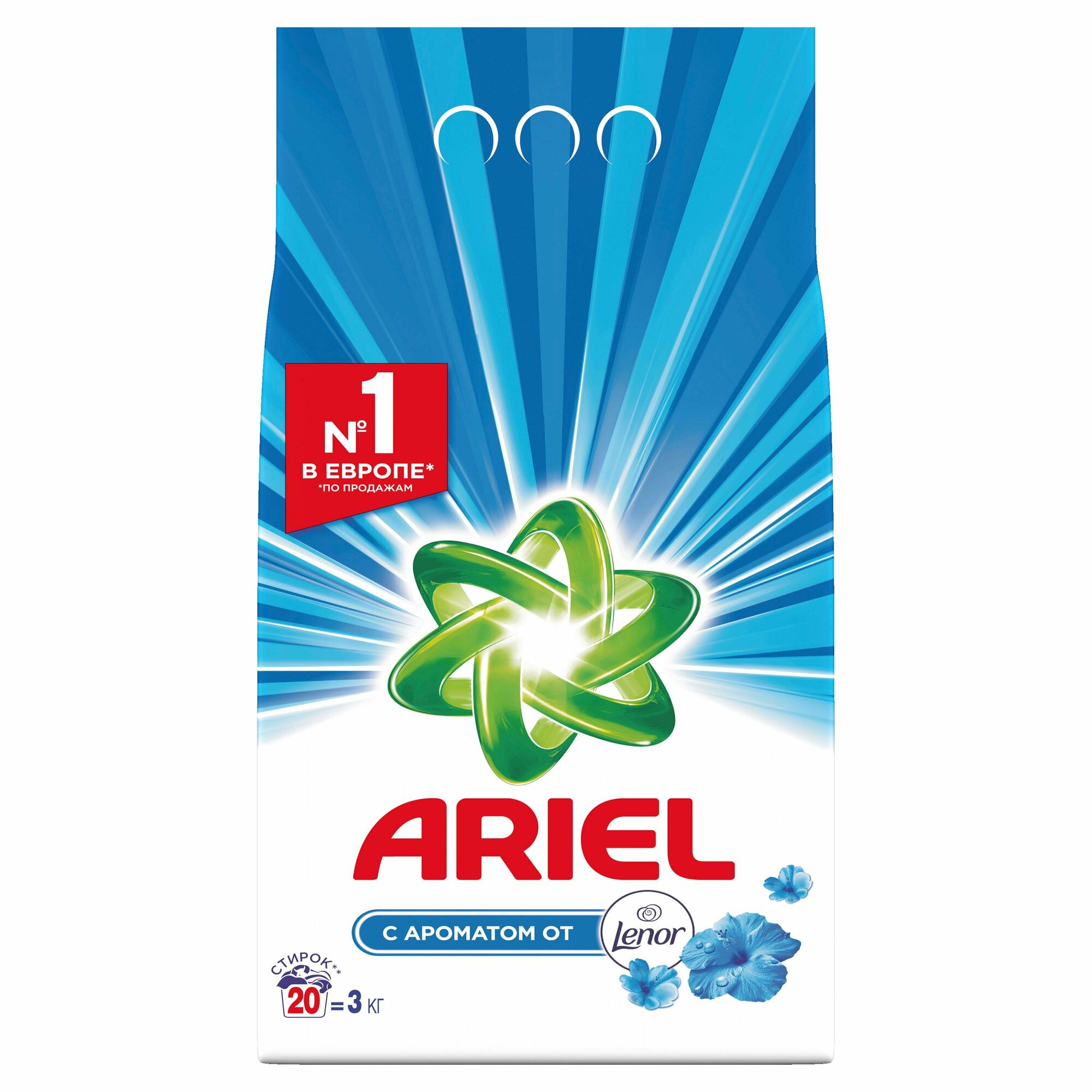 Стиральный порошок Ariel Touch of Lenor Fresh, для белых тканей, 3 кг - фото №18