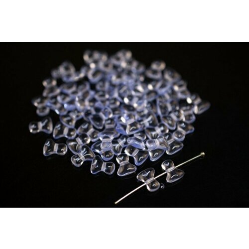 бусины tee beads 2х8мм отверстие 0 5мм цвет 83120 желтый непрозрачный 730 031 10г около 50шт Бусины Tee beads 2х8мм, отверстие 0,5мм, цвет 30020 синий прозрачный, 730-004, 10г (около 50шт)