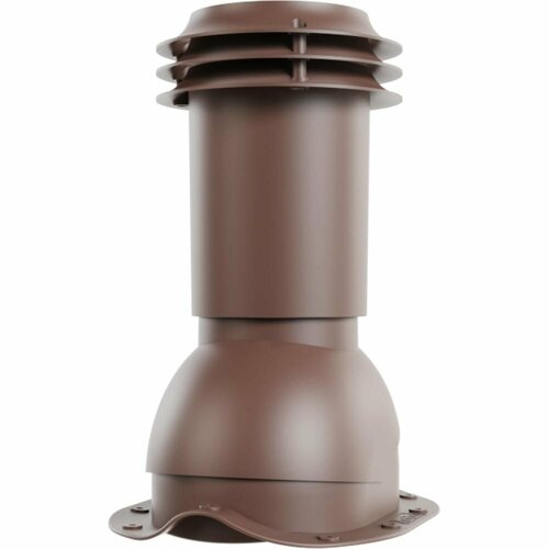 Выход вентиляции канализации для металлочерепицы Viotto 07.500.03.03.05.100.8017 кровельная лестница borge коричневый шоколад ral 8017 445х3000 мм