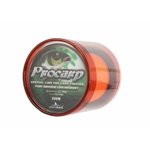 EASTSHARK Леска PROCARP 300м оранжевая 0,50мм, 26,50кг EastShark
