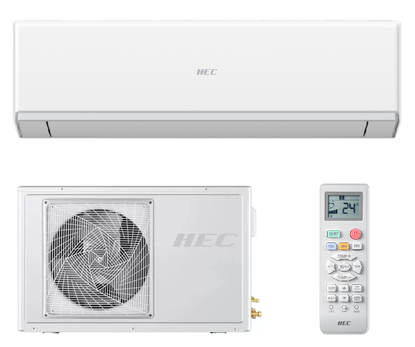 Сплит-система HEC HEC-09HRAL03/R3 серия Base on/off - фотография № 1