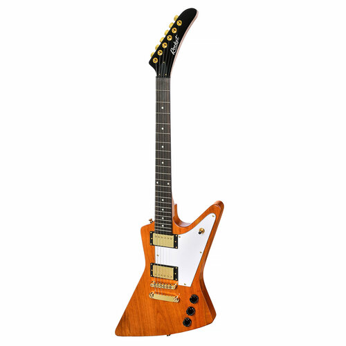 Электрогитара ROCKET E-4 N GOlD золотистый, коричневый, натуральный