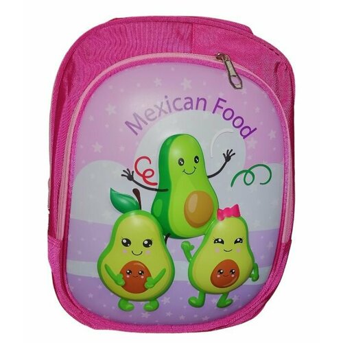 фото Рюкзак розовый, объемный три авокадо mexican food нет бренда