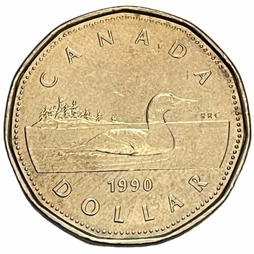 Канада 1 доллар 1990 г. канада 1 доллар 2001 г proof