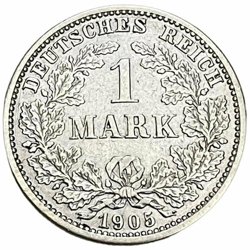 Германская Империя 1 марка 1905 г. (D) германская империя бавария 1 гульден 1846 г