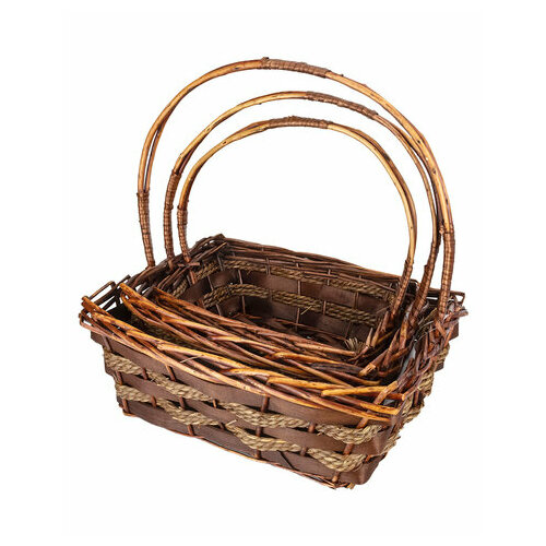 Корзины плетеные Бридж Набор из 3 шт.