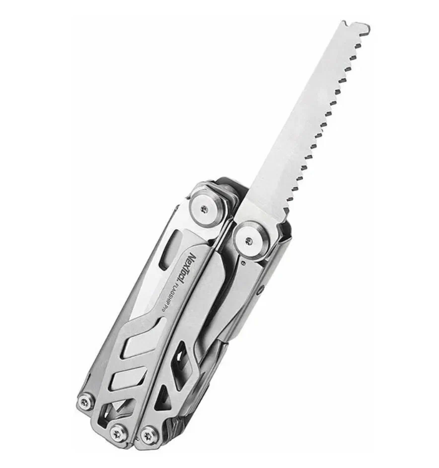 Мультитул пассатижи Nextool NexTool Flagship Pro (KT5020B) с чехлом серебристый — фото 1