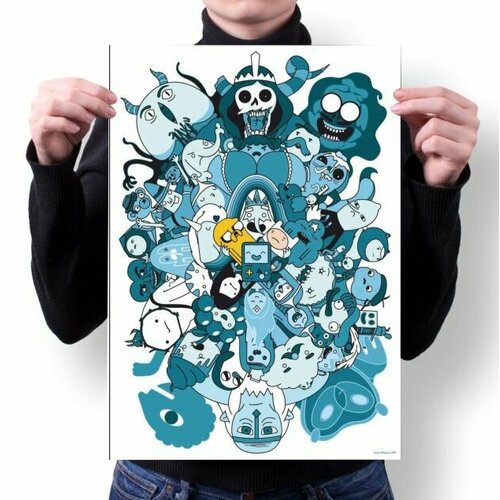 Плакат Время Приключений, Adventure Time №4, А3
