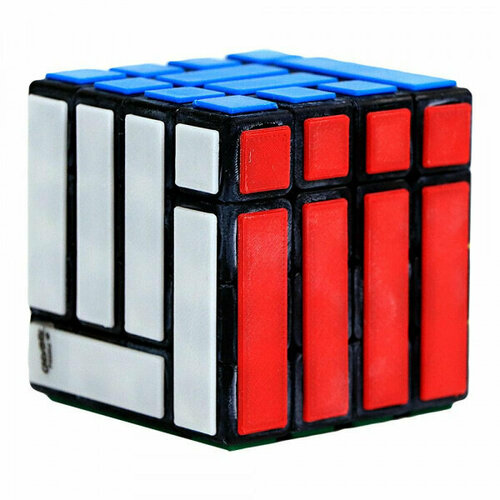 Кубик 4x4x4 Calvin's Puzzle Evgeniy Bandaged Spiral Cube Черный