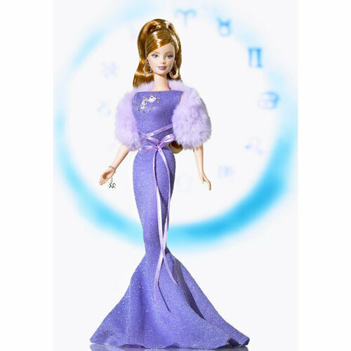 кукла с нарядами барби само очарование Кукла Barbie Zodiac Collection - Aquarius (Барби Зодиаки - Водолей)