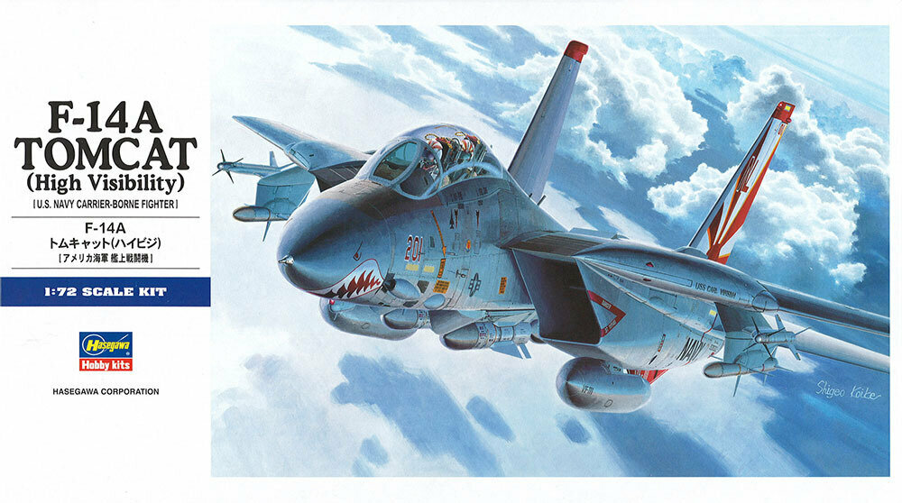 Hasegawa H-E3 Самолет F-14A Tomcat (HIGH) (1:72) Модель для сборки