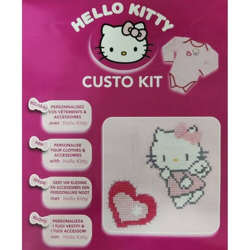 Hello Kitty #BL994D/63 DMC Набор для вышивания 10 х 10 см Счетный крест