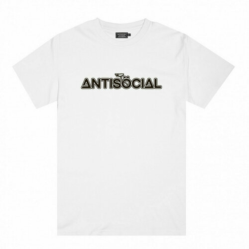 Футболка ANTISOCIAL, размер L, белый