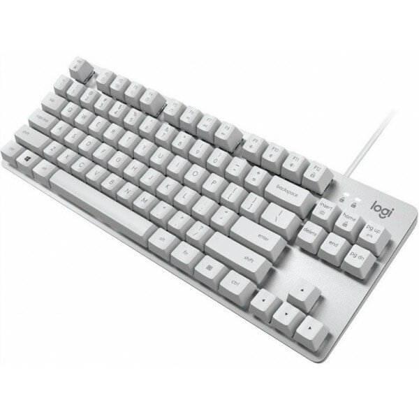 Клавиатура Logitech K835 TKL (свитчи Red, Английская раскладка, серебристый цвет)