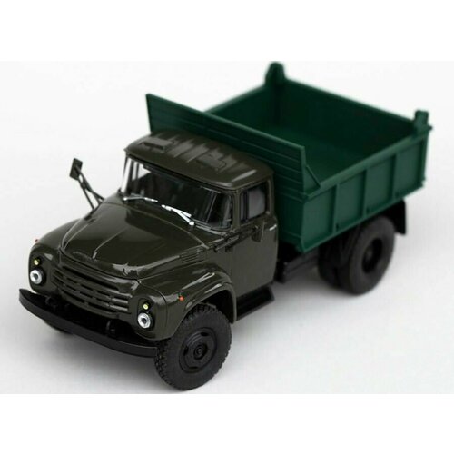 Коллекционная масштабная модель ЗиЛ-ММЗ-4502 двухцветный зеленый (поздняя решетка), 1/43