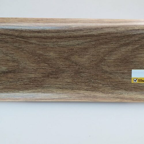 фото Пластиковый плинтус Идеал Classic 3D 70 мм Падук 321