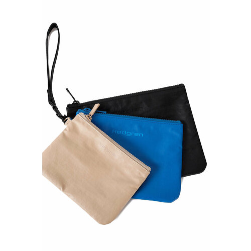 фото Комплект косметичек hedgren, 1х14.5х21 см, синий, черный