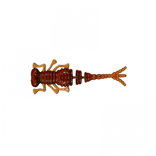 Мягкая приманка Brown Perch Kurva Машинное масло зеленая шуба UV 70мм 2гр цвет 011 6 шт