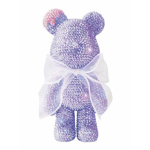 Алмазная мозаика Мишка Шайни Fun and Done фиолетовый MM77020