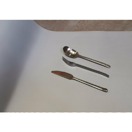 Противоскользящий мат (коврик), 1500х480 мм, светло-серый, Agoform, Германия, в выдвижной ящик кухни