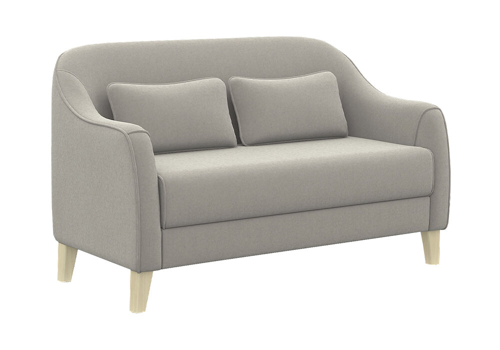 фото Диван Элегия Комфорт-4 синий 143x71x86 см