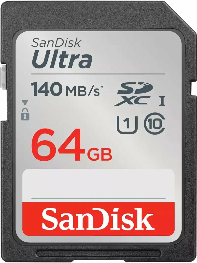 Карта памяти SDXC 64GB UHS-I SDSDUNB-064G-GN6IN SANDISK