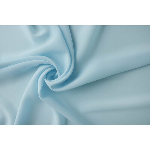 Ткань бледно-голубой крепдешин ткань голубой крепдешин цветочная геометрия