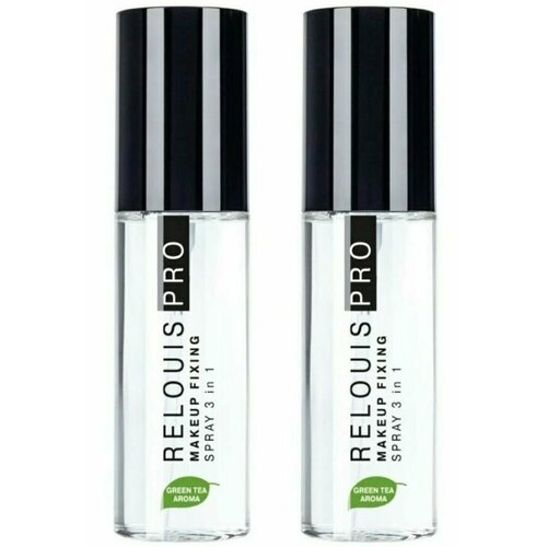 Relouis Спрей-фиксатор макияжа Makeup Fixing Spray, 3 в 1, 50 мл, 2 шт