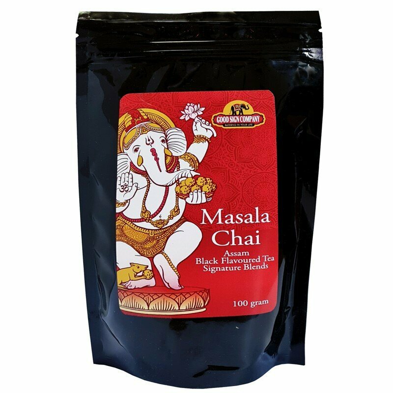 Чай индийский чёрный со специями Гуд Сайн Компани (Assam Masala Black Tea Good Sign Company), 100 грамм