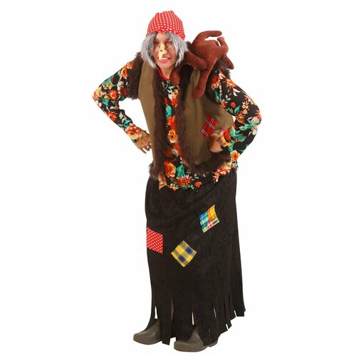 Карнавальный костюм взрослый Баба Яга карнавальный костюм баба яга р 52 54