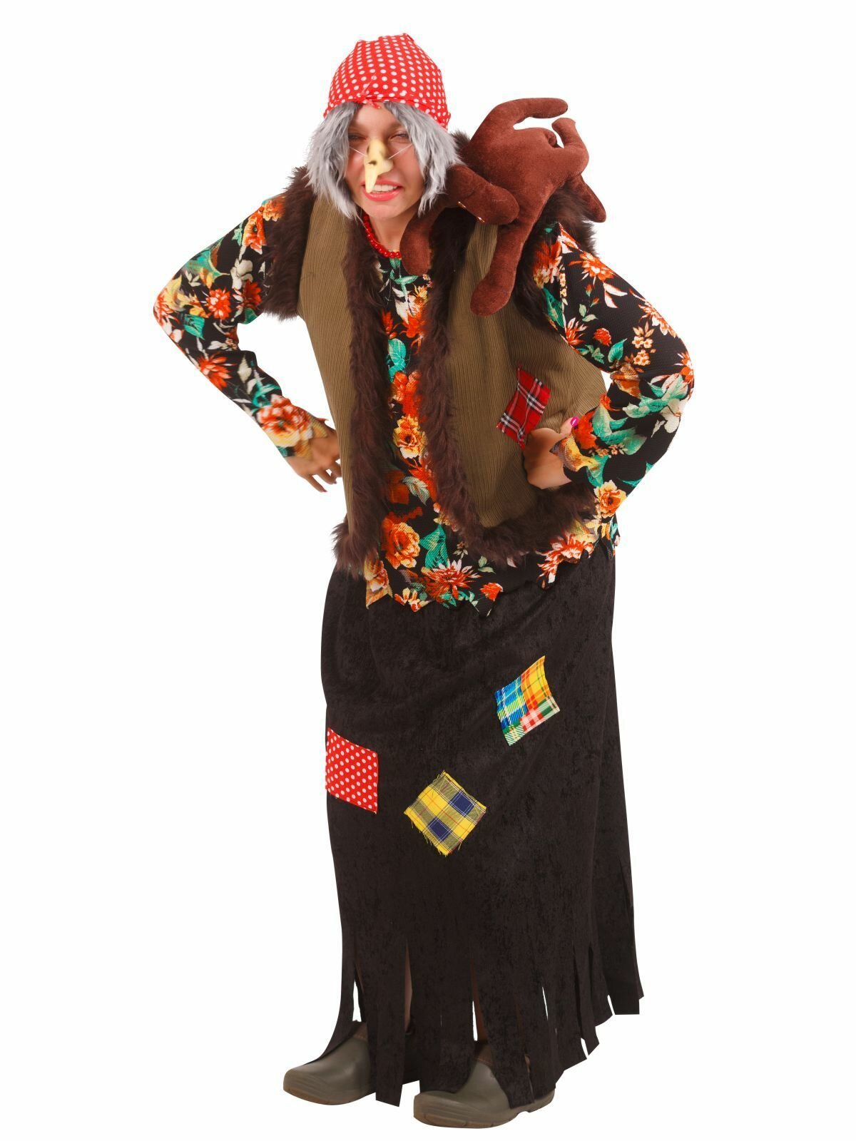 Карнавальный костюм взрослый Баба Яга