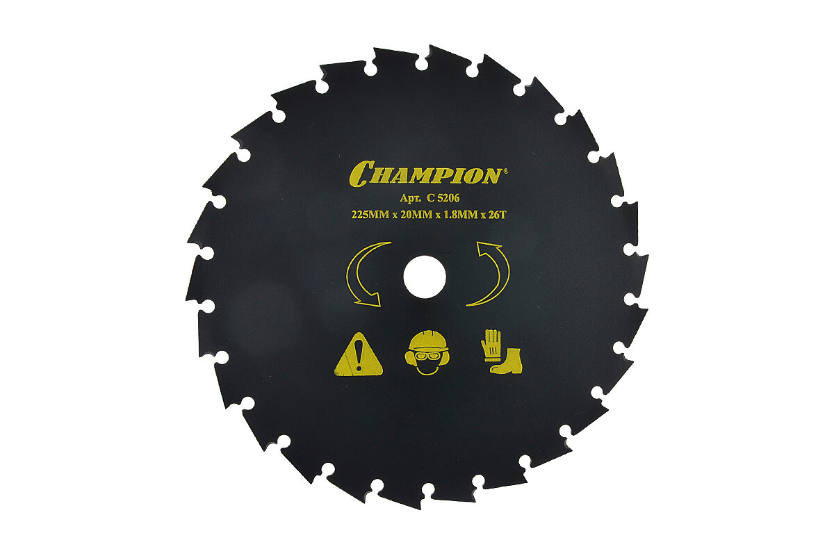 фото Нож с долотообразными зубцами 26/225/20 для бензокосы STIHL FS 55 C-E