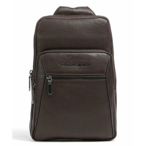 фото Рюкзак слинг piquadro ca6247w118/tm, фактура матовая, коричневый