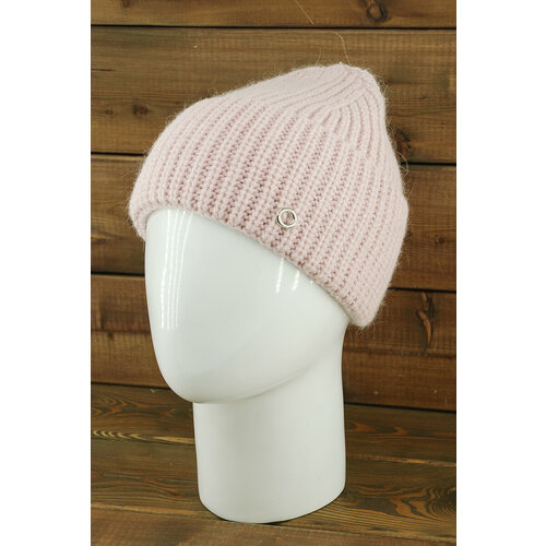 фото Шапка бини marhatter, размер 54/56, коралловый, розовый